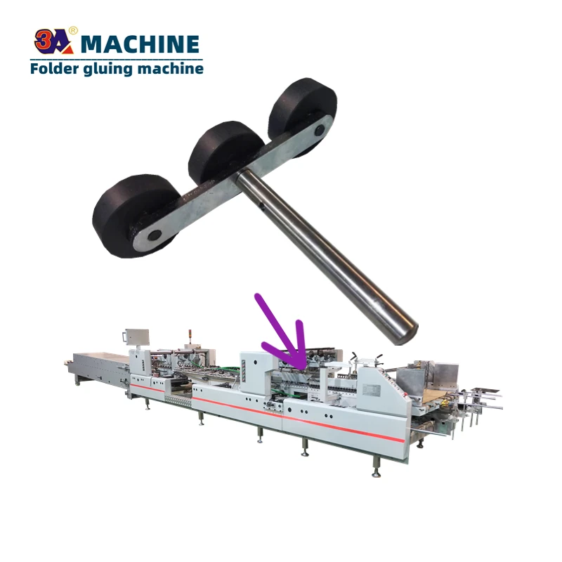 Automatic  Box Folding Gluing Machine accessories Box pasting machine folding wheel box folder gluer  spare parts