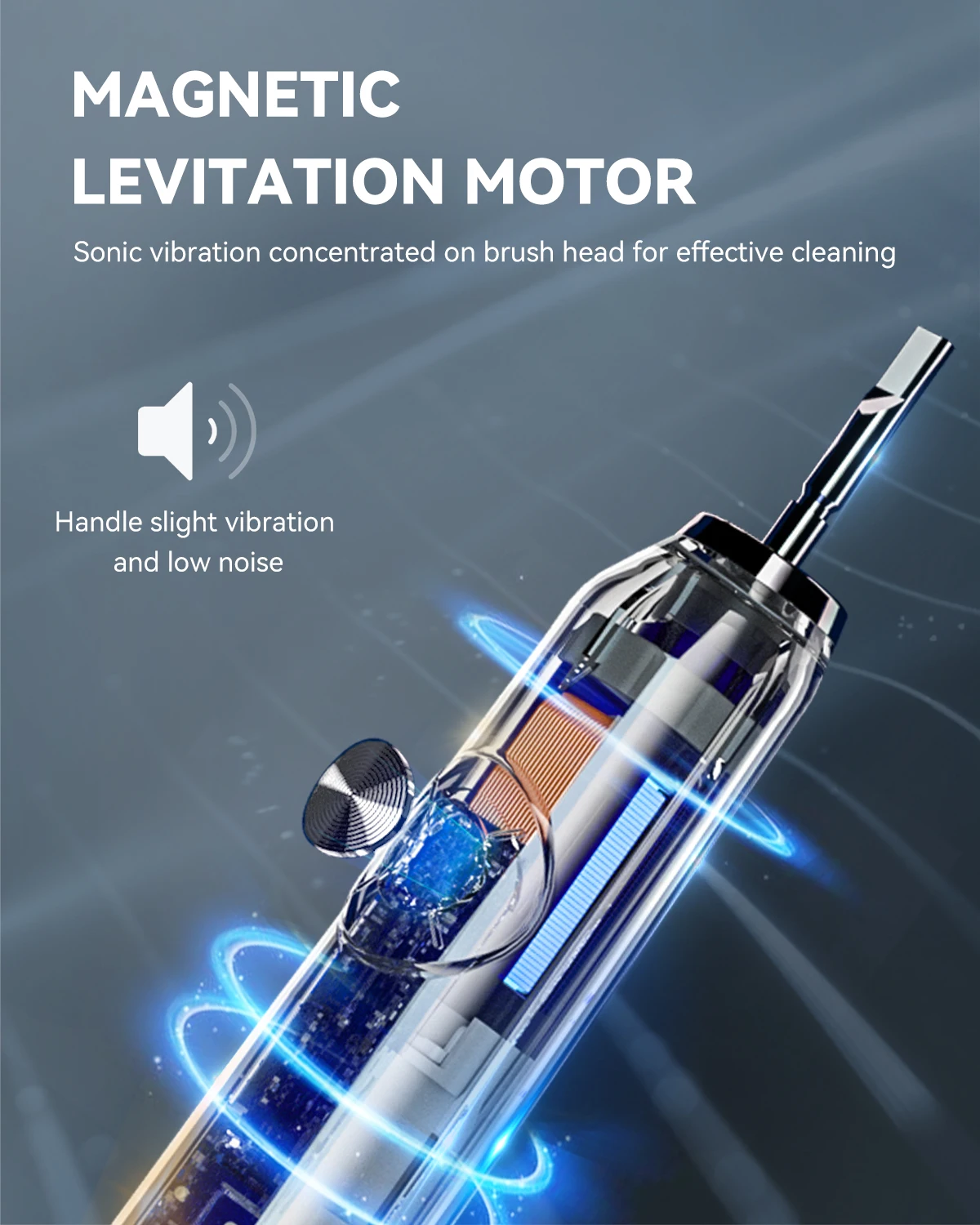 2023 New Premium multi function IPX7 waterproof electric toothbrush head with 2 heads