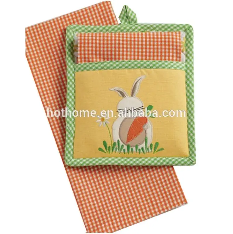 Wholesale Kitchen Cotton Square Scarf for Promotion tea towel