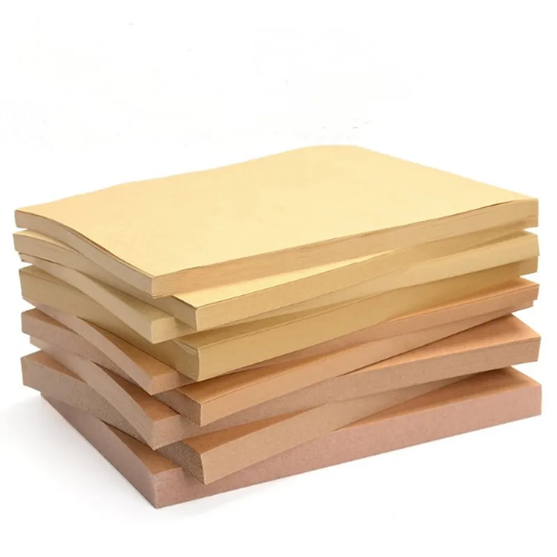A4 210x297mm Kraft Paper Sheet Brown Stationery Paper  100 sheets Laser And Inkjet Printing  Office Paper For Arts,Crafts