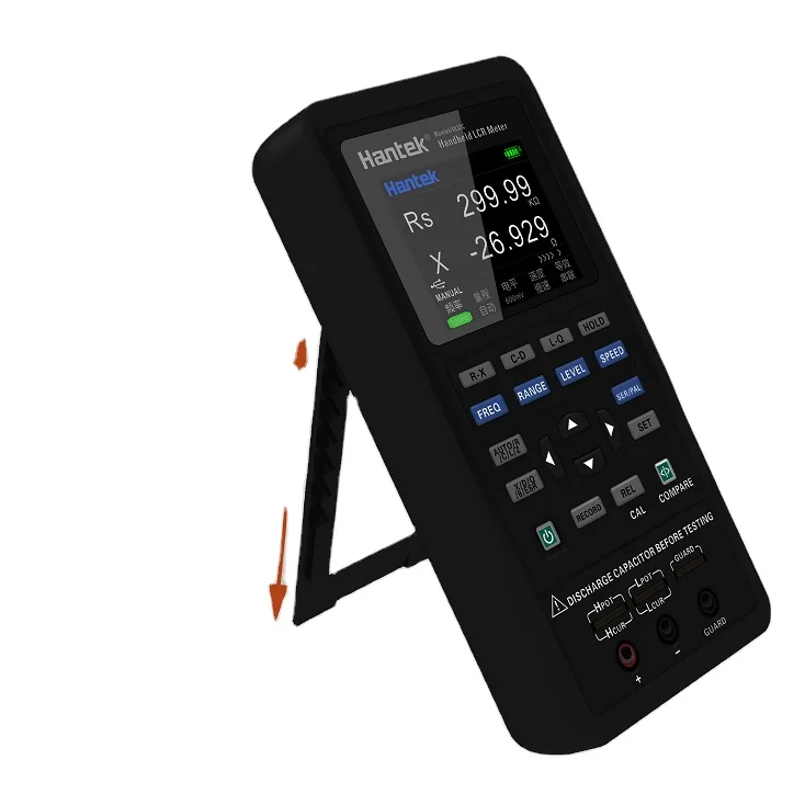 Hantek Digital Handheld Lcr Meter 1833c Portable Digital Bridge Lcr Inductance Capacitance Resistance Tester 100khz