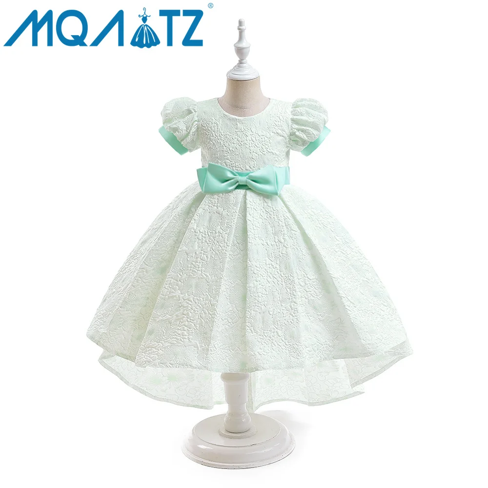MQATZ Flower Girl Dresses Birthday 7 Years Children Wedding Kids Party Dress For Kids Girls