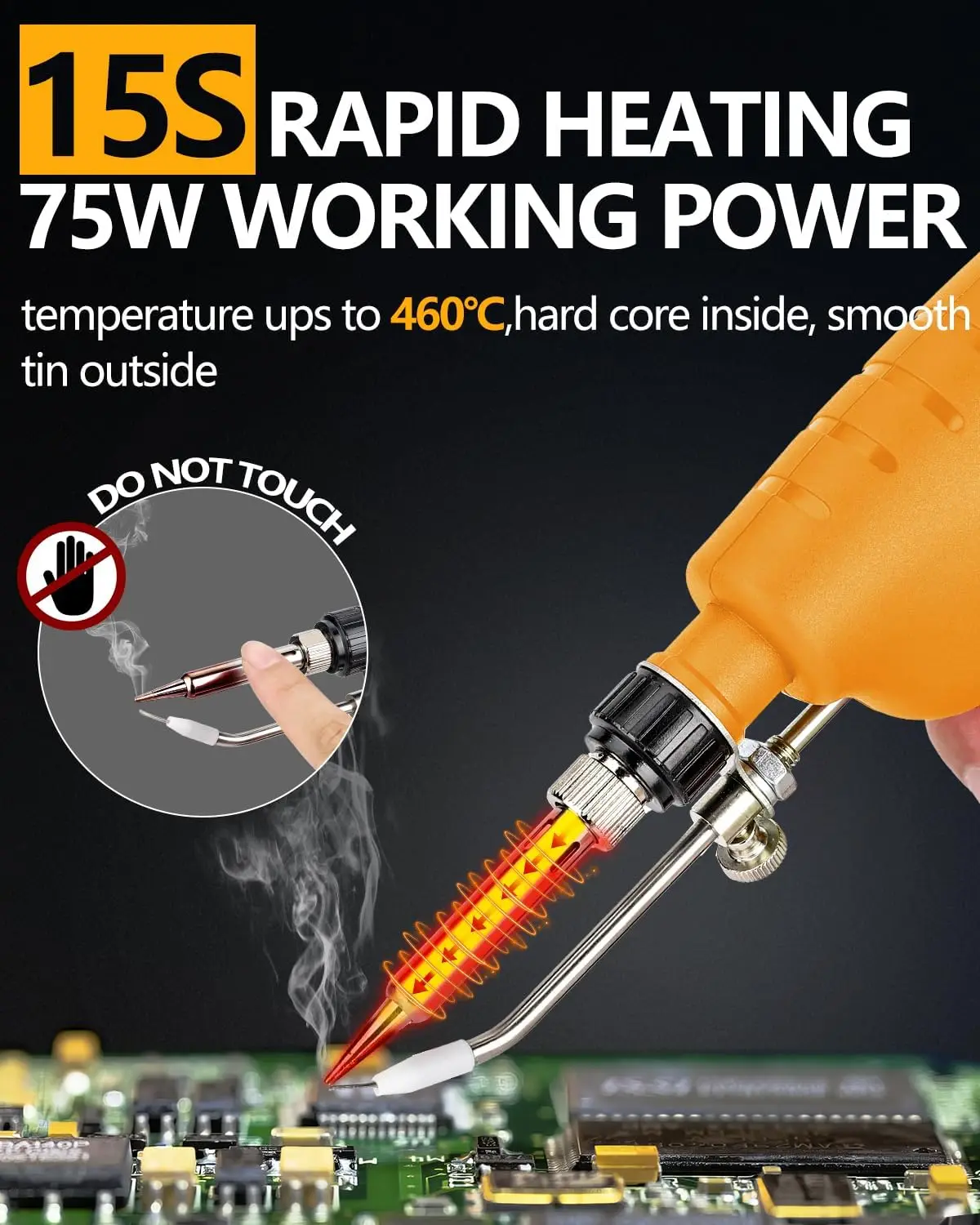 HL352B battery Electric Soldering Iron Gun With Automatically Feeding Tin Functions One-handed Held Welding Machine For Repair