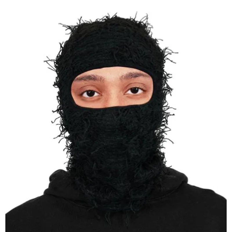 Wholesale Custom logo Outdoor Balaclava Face Ski Mask 3d Carved Camouflage Breathable Warm Hats windproof Winter Hats for Men