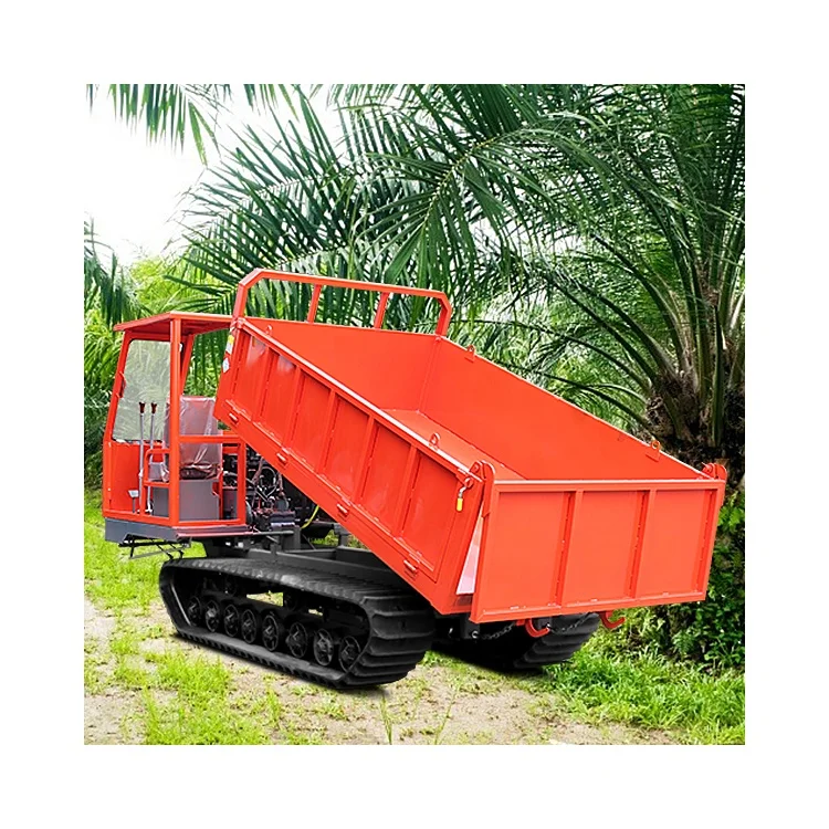 durable all terrain China diesel crawler carrier vehicle/tracked dumper carrier