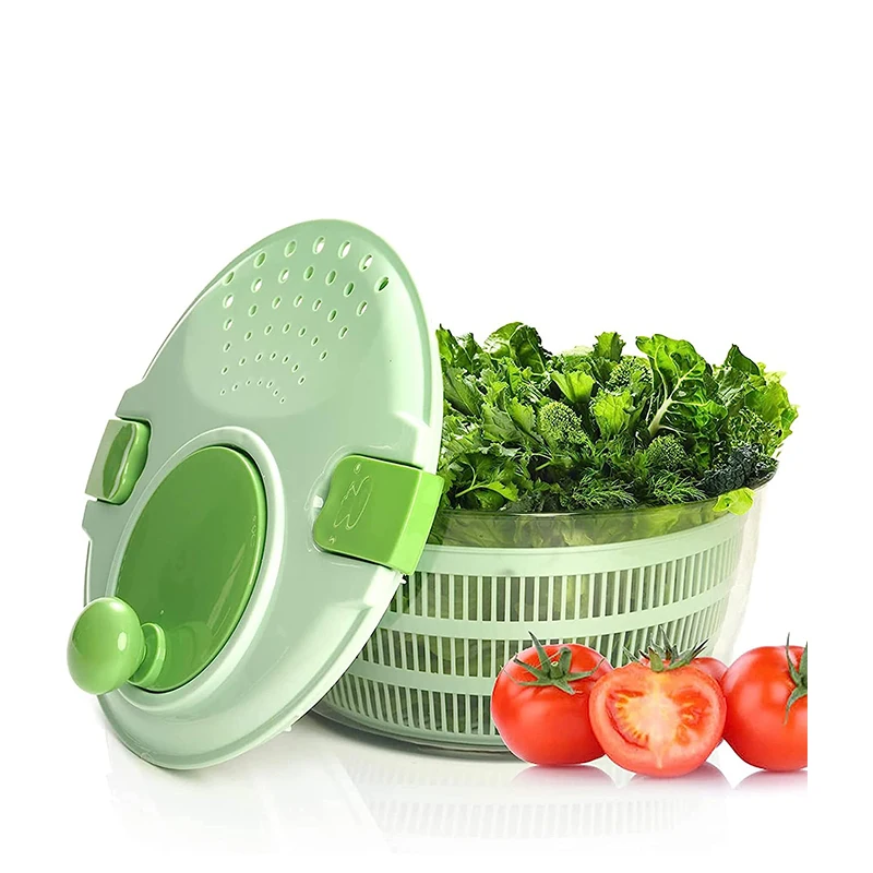 Hot Selling Plastic Manual Kitchen Appliance Tools Salad Mixer Fruit Vegetable Salad spinner