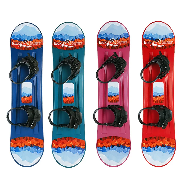 In Stock Kids Youth Beginner Snow Play Plastic Snow board Toy Slider Multiple Colors