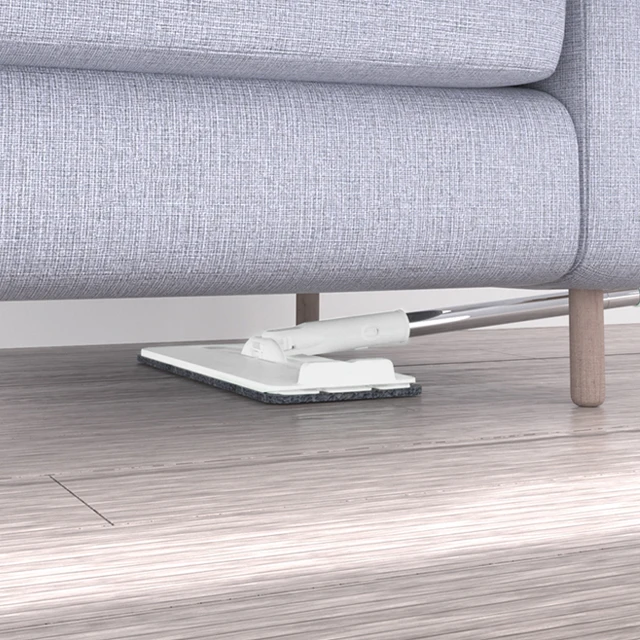 Microfiber Floor Mop  Cleaning Flat Mop  and Bucket Set with Wringer Long Handle