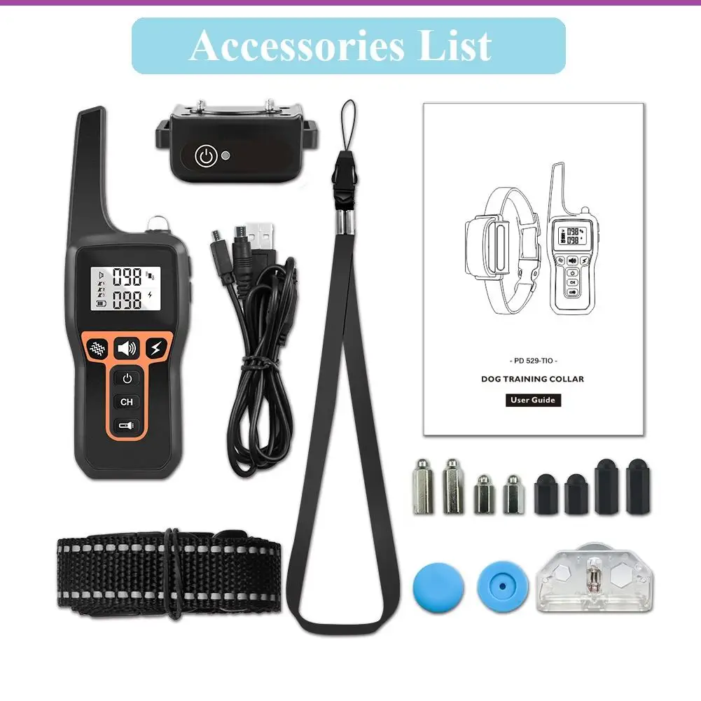 Dog Training Device Hot Sale Stop Barking Dog Shock Repeller Training Anti Bark Control Collar Device