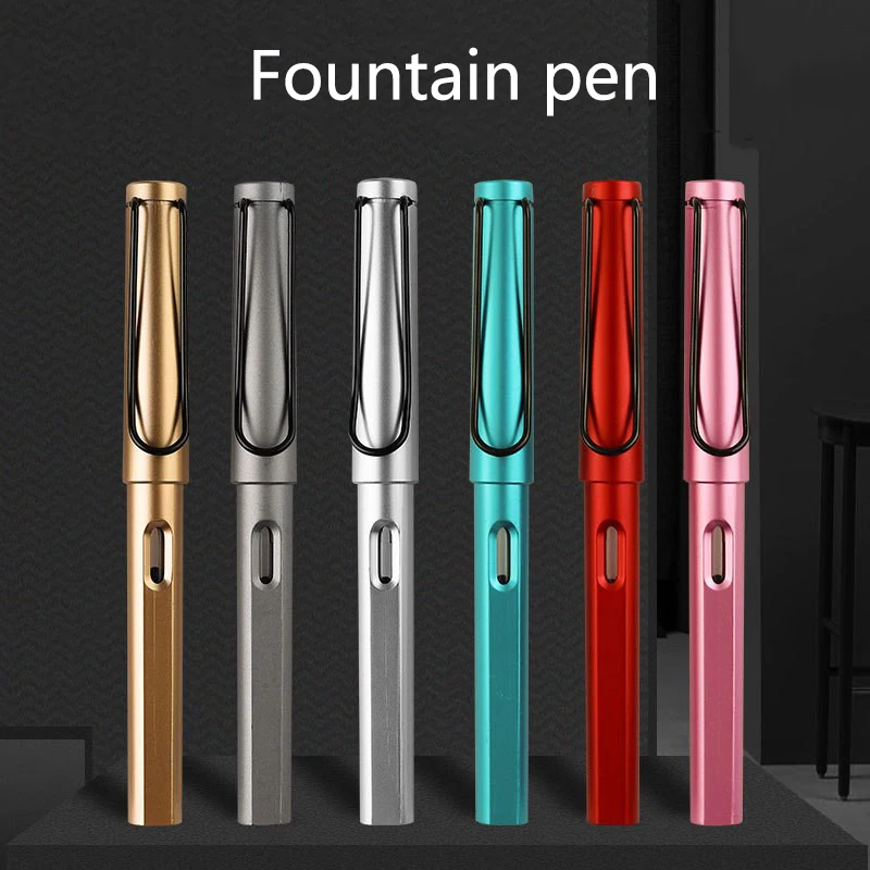 Weizhuang Multi-color Luxury Fine Tip Fountain Pen Arrival Hollow Out Clip Metal New Plastic Loose Standard Type 