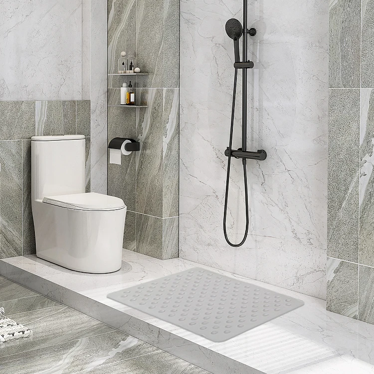 Custom Size Increases With Floor Friction Bottom Adsorption Strong Natural Latex Rubber Bath Mat Universal Bath