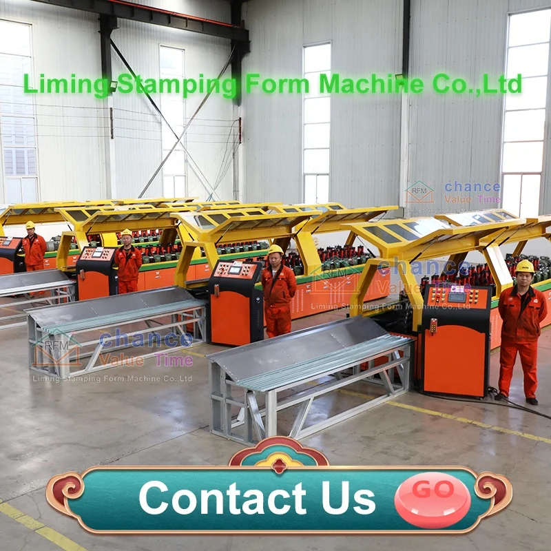 Liming Two in one Building material Fast speed c channel roll forming machine Omega profile light steel keel rolling machine