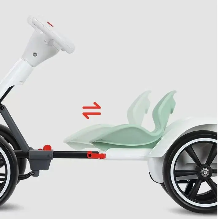 Children integrated frame electric go karting kid electric go kart