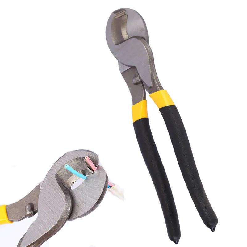 Heavy Duty 10 inch Cable Cutters High Leverage Coaxial Cable Cutter for Aluminum Copper Communications Cable
