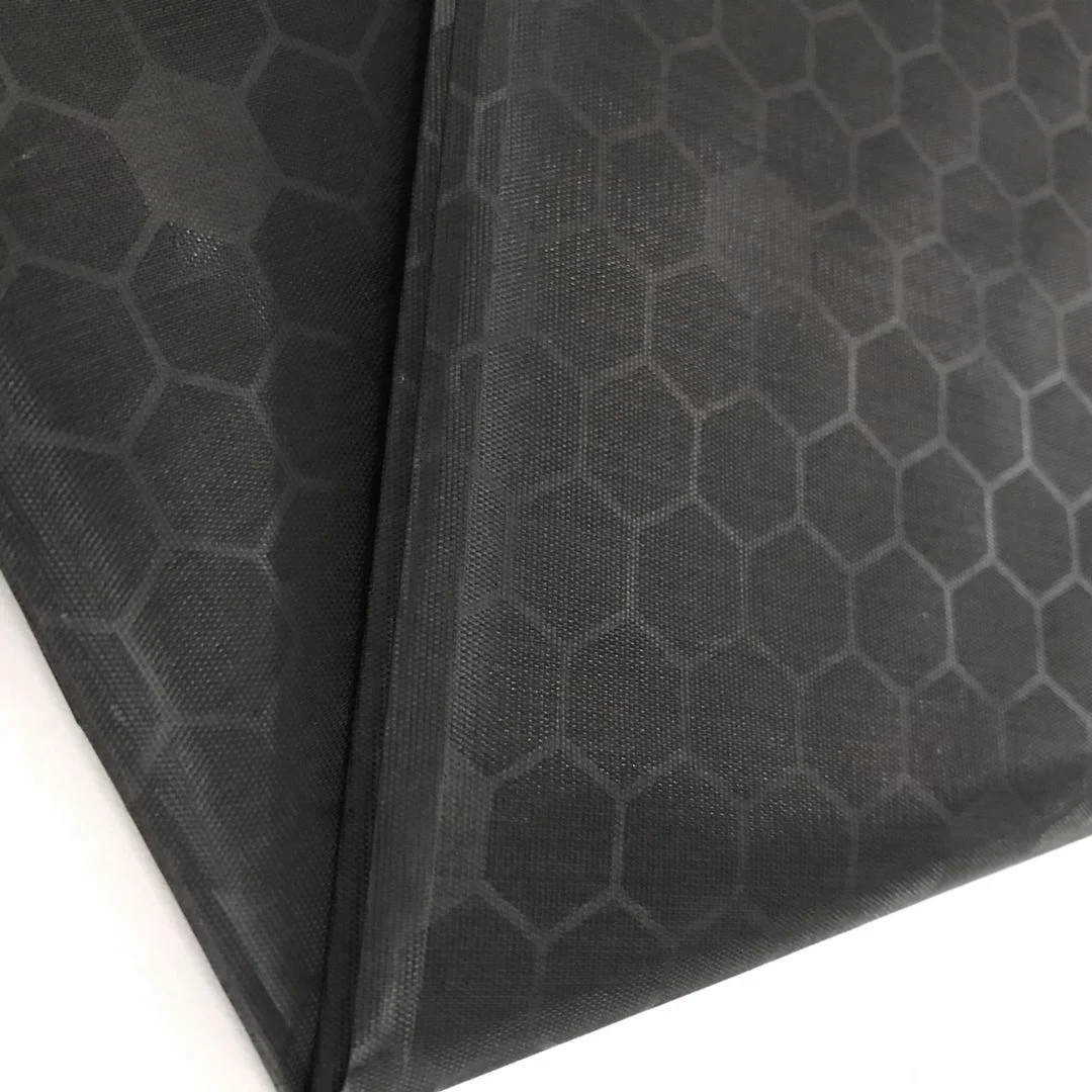 
190T MOON Embossed Polyester Taffeta Lining Fabric Dobby Design For Garment 