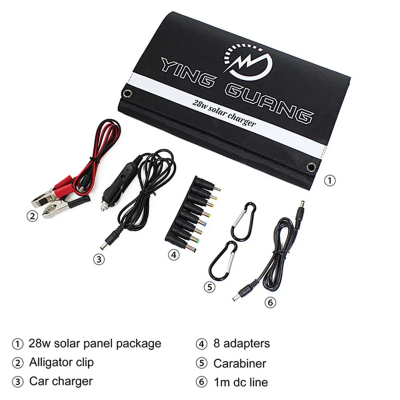 Photovoltaic 21W 28W 60W 100W Solar Pv Modules Foldable Waterproof Monocrystalline Producing Solar Panels Kit For House