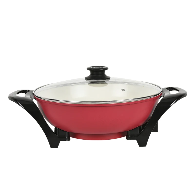 high quality multifunction electric skillet portable electric fry pan wok