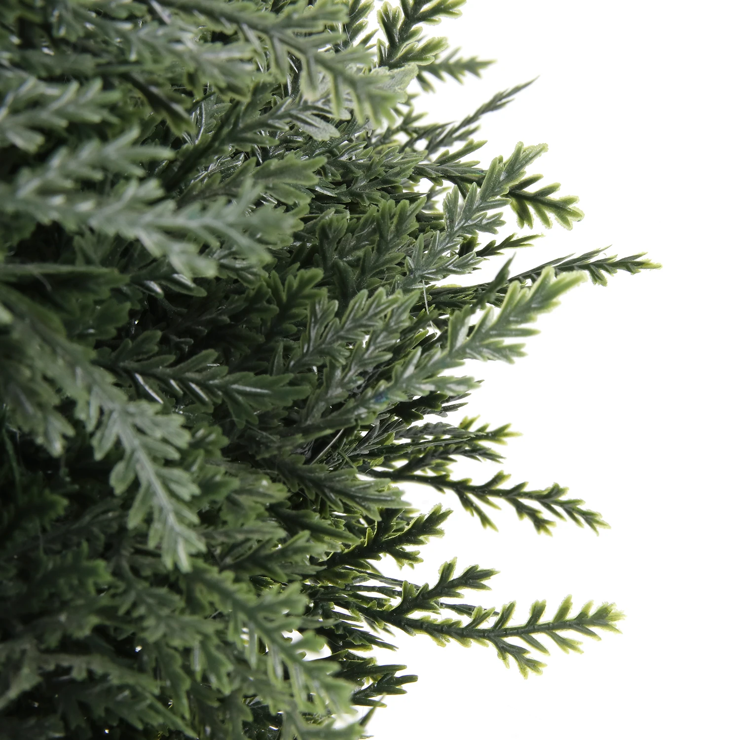 Faux green cypress tree topiary spiral boxwood artificial plant cedar tree for outdoor decor