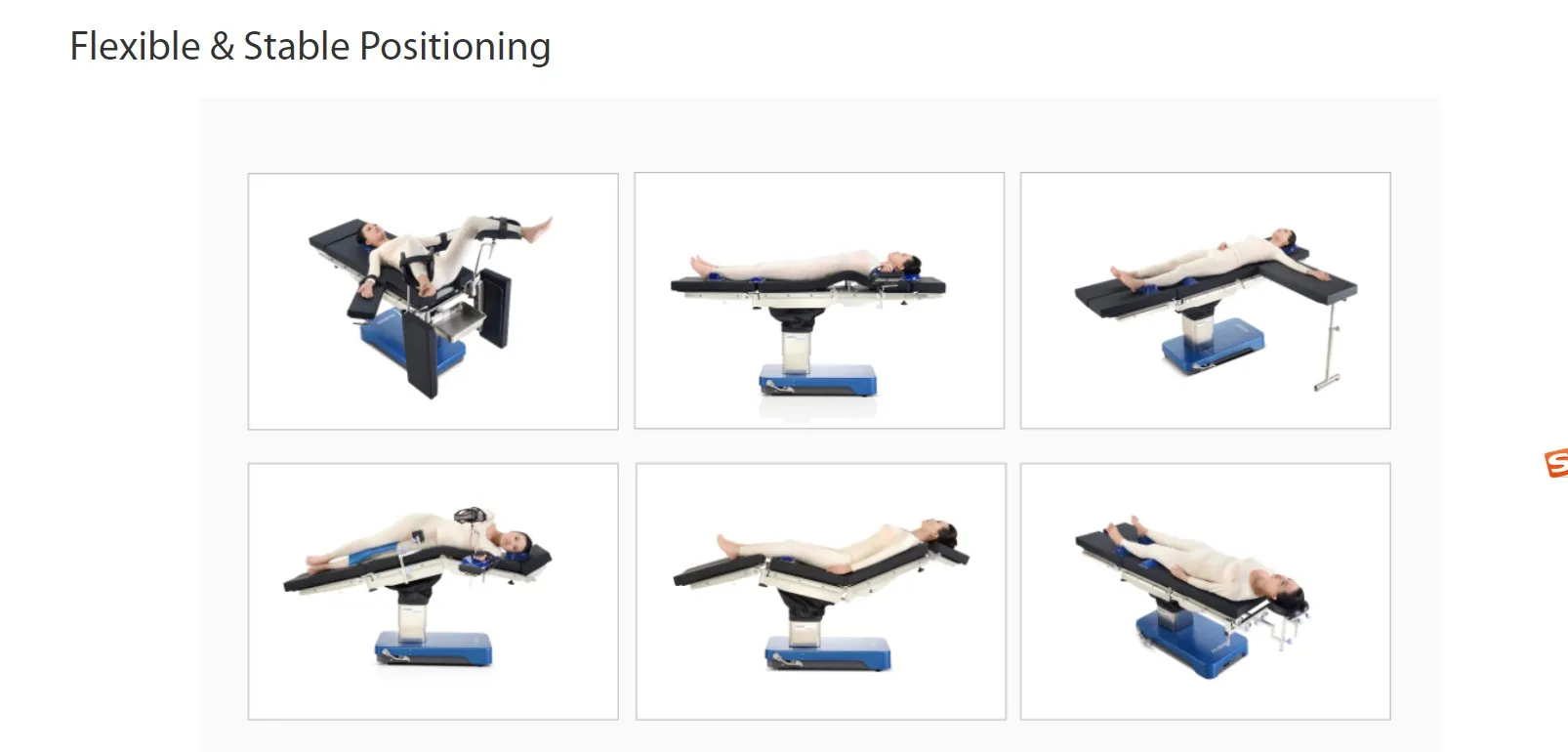 Mindray UniBase 30 High Quality Electro-hydraulic Operating Table Eye Ent Surgical Operating Table Urology Operating Table