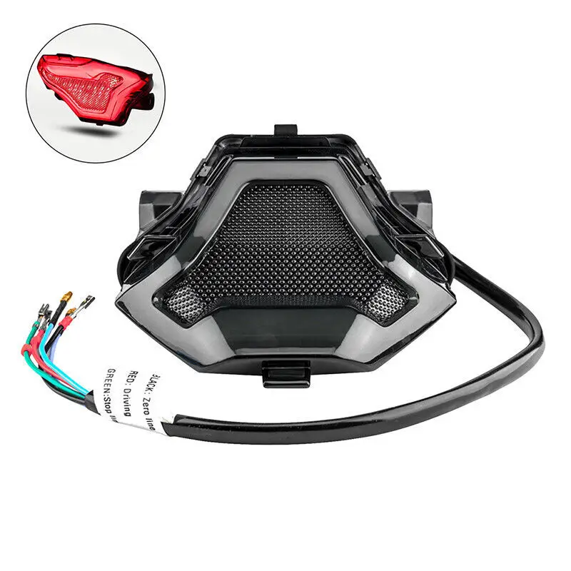 Yamaha R3 motorcycle taillight Y15 MT07 FZ07 modified electric vehicle LED day run turn signal assembly