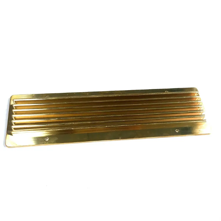 Mirror polishing mechanical keyboard brass H62 counterweight decoration block CNC milling machining