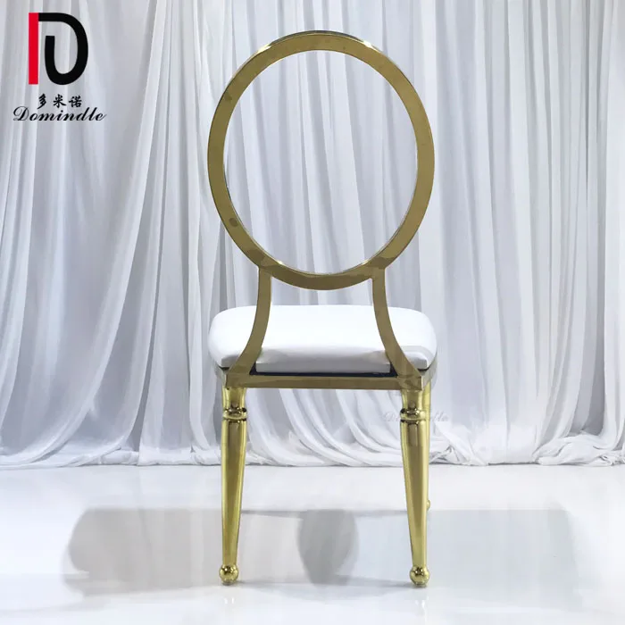 dubai gold stainless steel frame acrylic dining chair for wedding