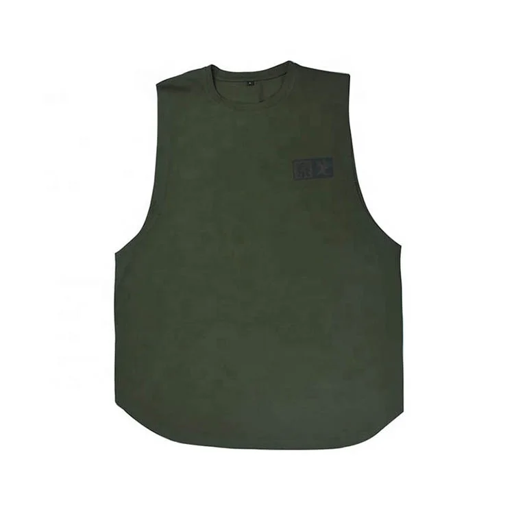 
Custom Men Sports Singlet Cotton Fitness Gym Bodybuilding Vests Tank Top 