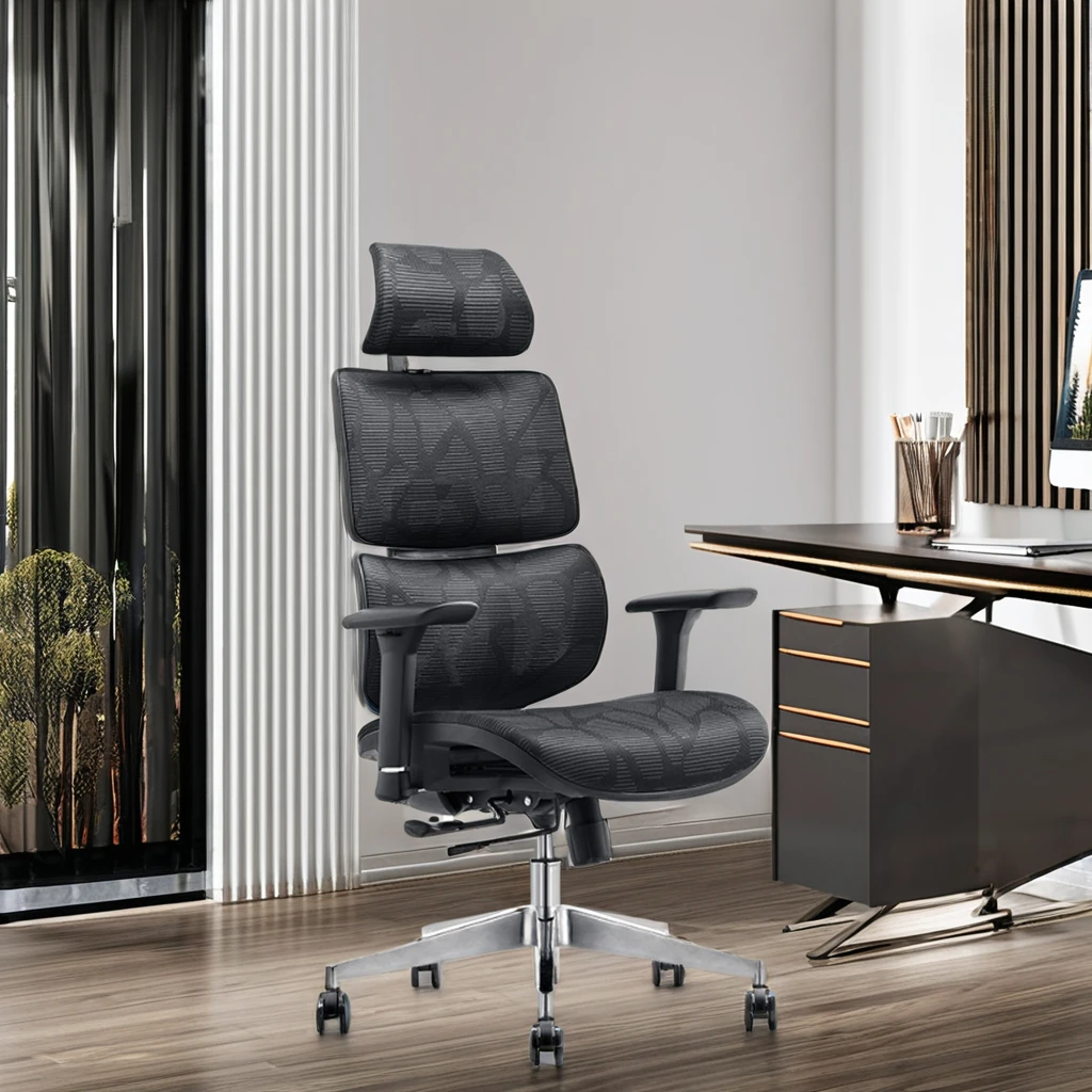 Factory wholesale price high back full mesh office chair ergonomic design swivel computer chair office furniture chair