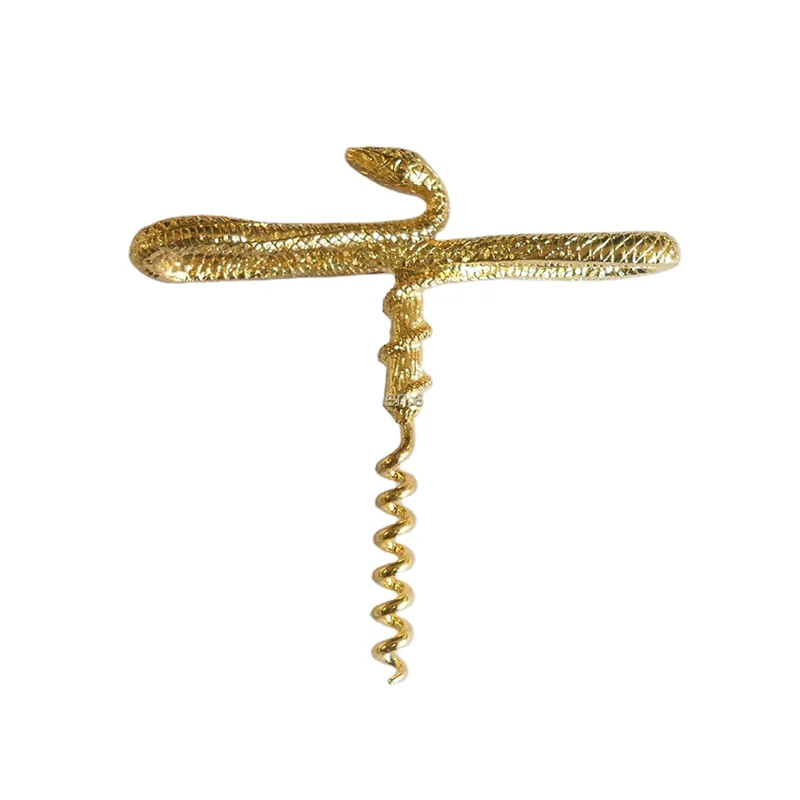 snake cork screw bottle opener