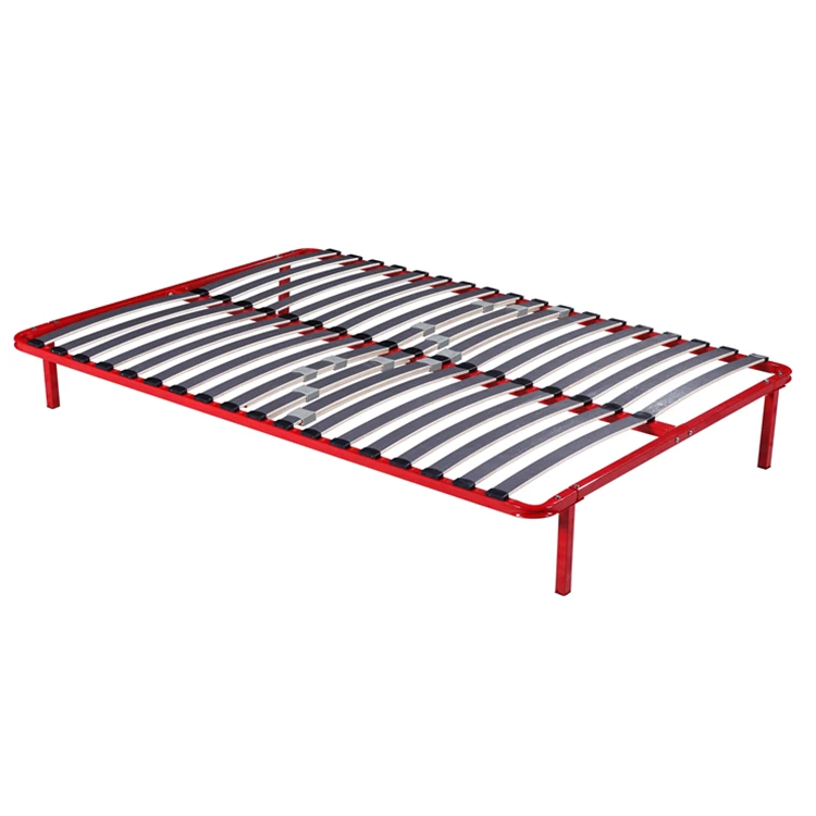 Twin size steel KD bed frame DJ-PK05 iron double bed design