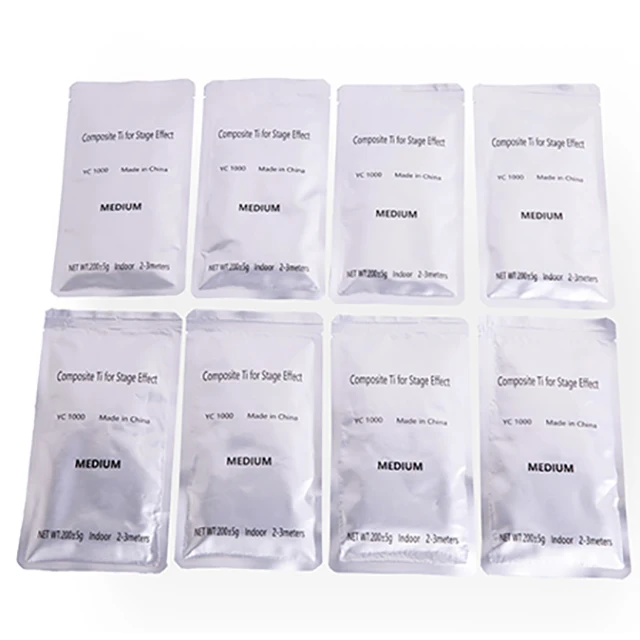 Composite Ti /Titanium 200g Indoor Outdoor Cold Sparkler Spark Firwork Machine Powder For Stage Events Show