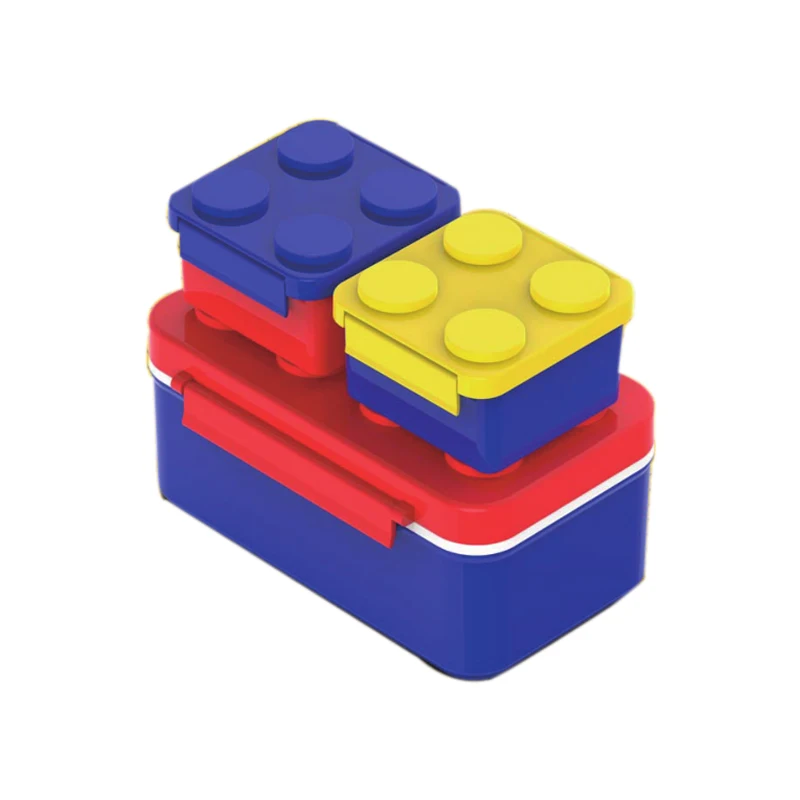 Portable Plastic Freshness Preservation Thermal Block children lunch box