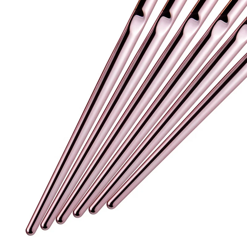 Miyaup rose gold beauty nail liner brush set 6 pcs/set round head nail decor fashion Korea style phototherapy pen brush