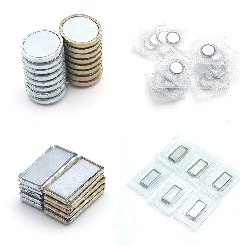 Hidden Magnet with PVC TPU Cover Single Pole Magnet for Clothing Sewing