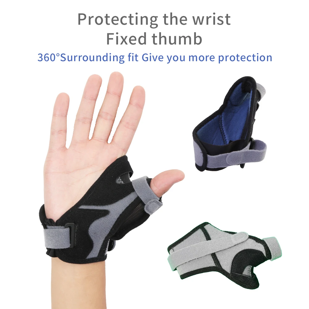 Medical Equipments Hot Selling Wholesale Adjustable  With Thumb Loop Thumb Brace Stainless Steel Ring Support Thumb Gloves