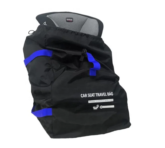 Adjustable Padded Backpack Straps Foldable Popular Durable Child And Baby Car Seat Travel Bag For Airport gate check