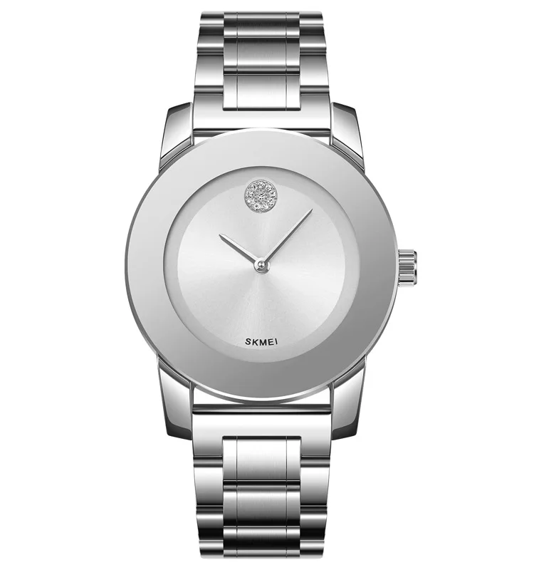 SKMEI 2023 Designer New Luxury Stainless Steel Quartz Wrist Watch For Men Custom Logo Watch Quartz