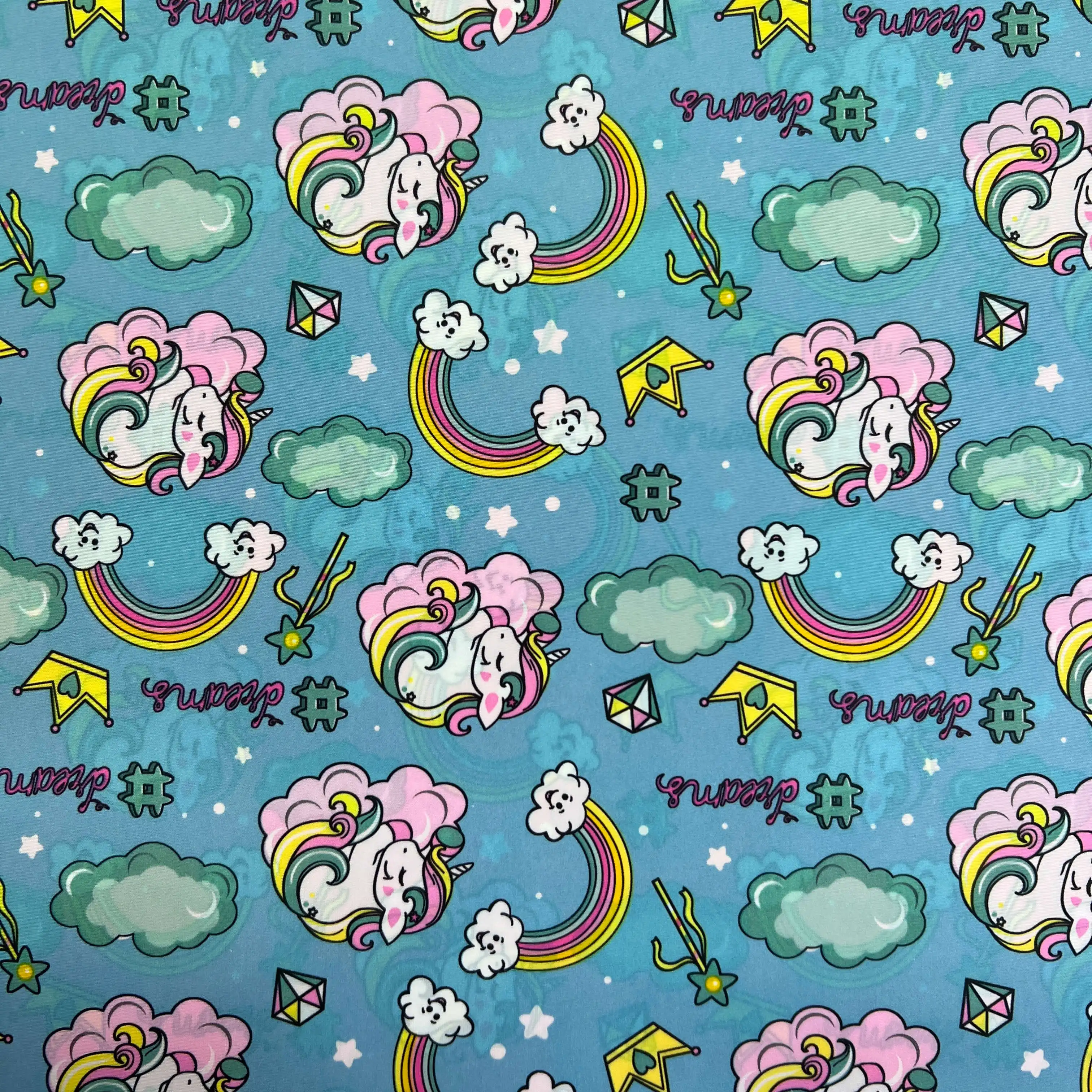 100% Polyester 210T taffeta fabric taffeta Digital Printed Fabric cartoon digital printed fabric for kids lining