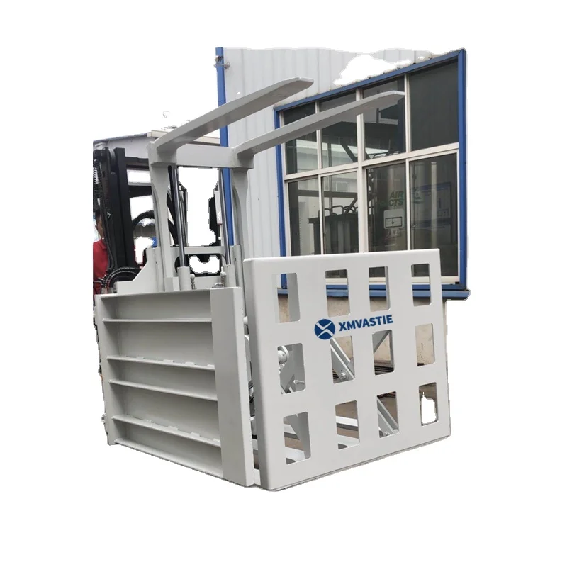 Best Quality Forklift Attachments Pallet Turnover Clamp with Pusher Tyre Clamp Forklift Stuck Accessories for Transportation