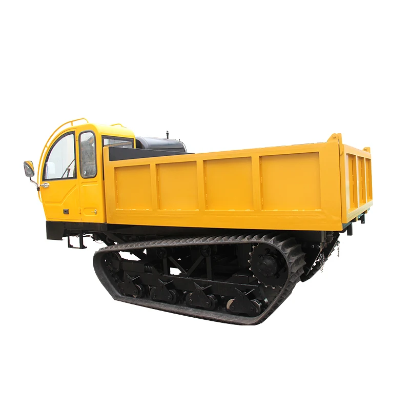 Factory export dumper truck volume capacity garden mini dumper 4x4 rubber track