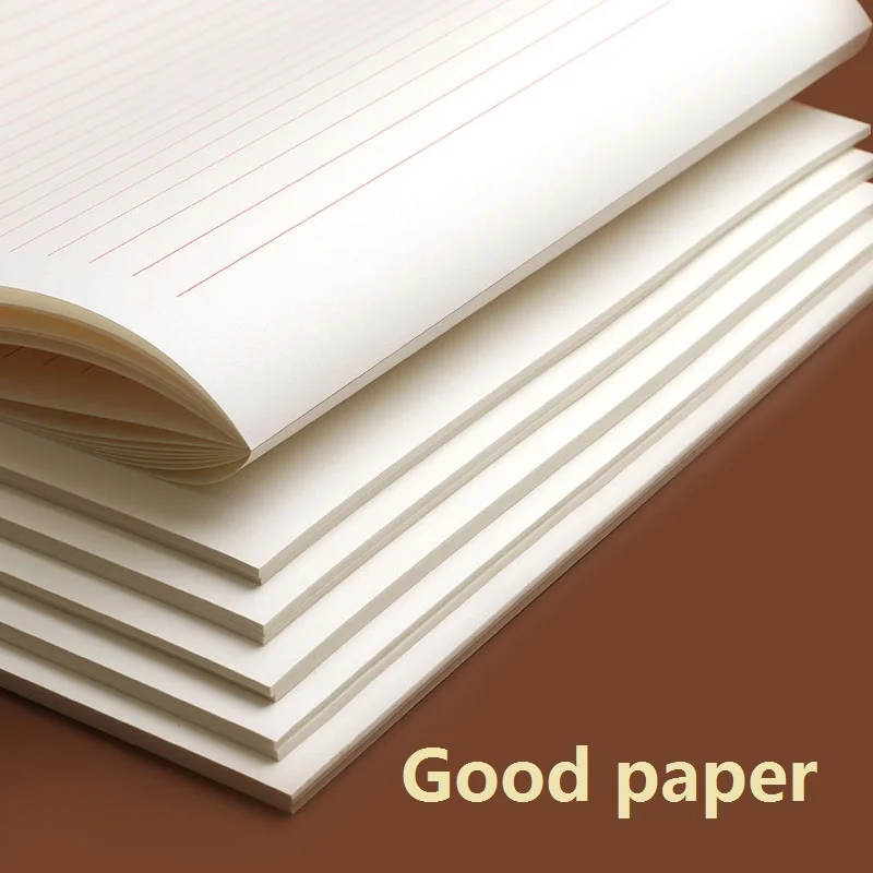 Deli 3427 Text Writing Training Stationery Graph Beige Paper Protect Eyesight Students School Office Business Draft Home Letter