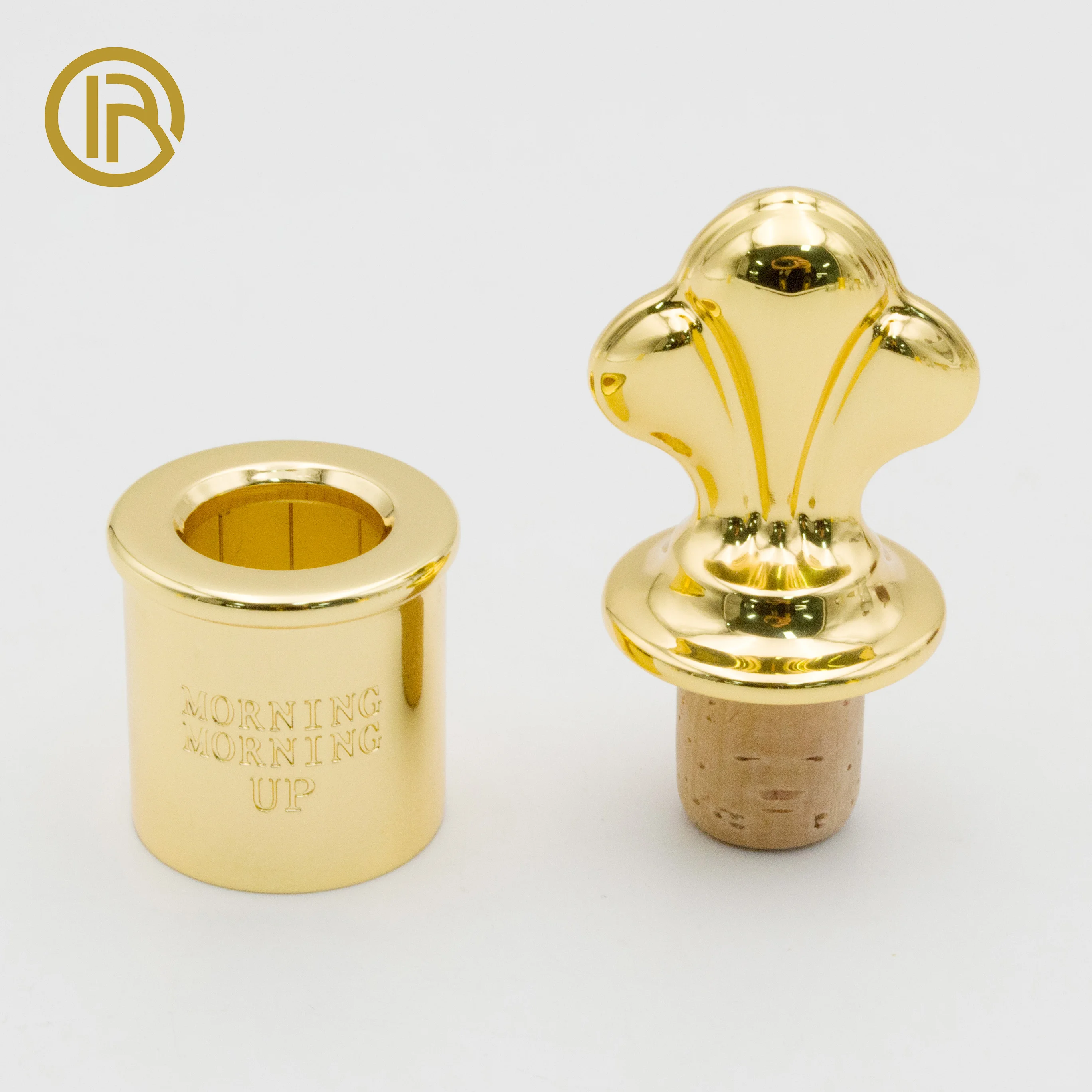 Premium Quality Zamac Wine Bottle Cap Polished ROPP Screw Lid Bottle Closures & Covers