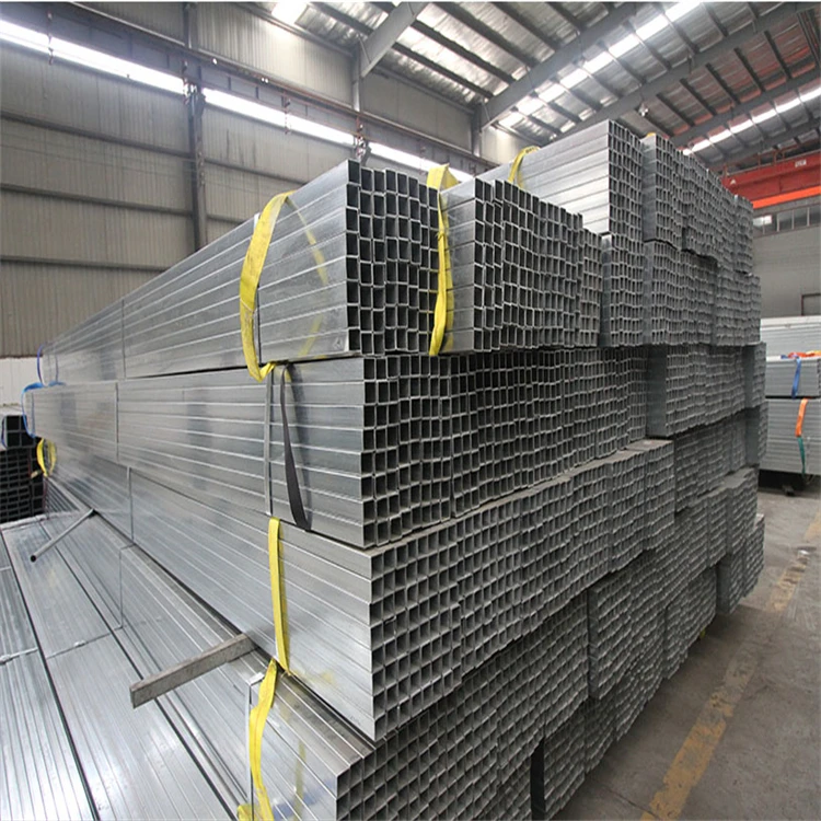 High Quality Astm A500 SHS RHS ASTM A500 STEEL 100x100 MS 2x2 galvanized square tubing Hollow Section Rectangular Pipe Price