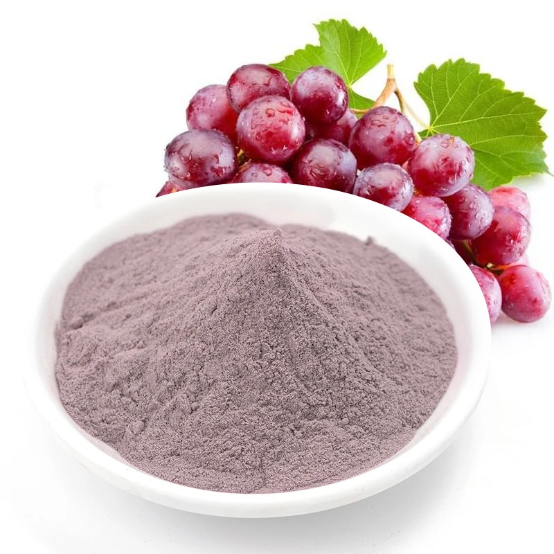 Factory sale food grade natural colorant red wine powder grape skin extract for canned industry