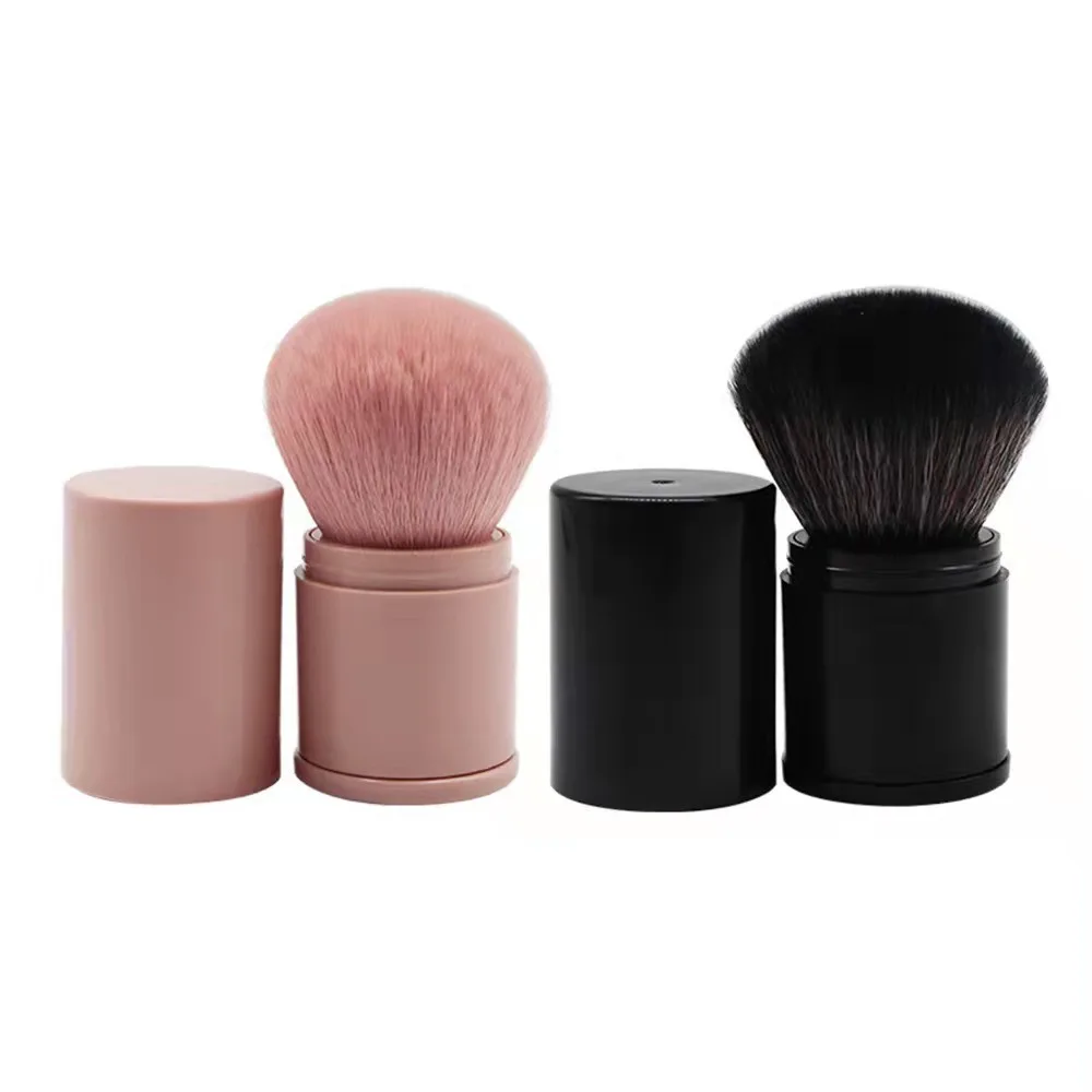 Yimart Telescopic Makeup Brush Portable Travel Makeup Brushes Set Eyeshadow Loose Powder Mini Makeup Brush Beauty Tools