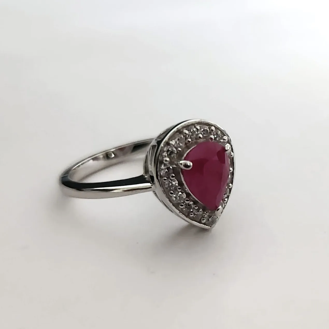 High-End Classic Pear Shape 925 Sterling Silver Gemstone Ring Best Design Daily Wear Fine Jewelry Featuring Moissanite Made USA