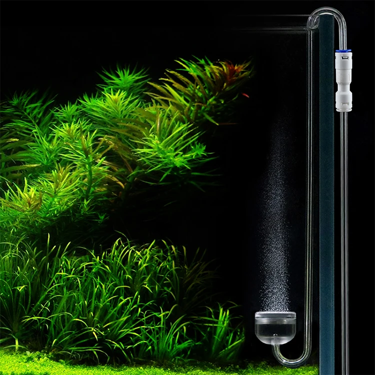 Transparent acrylic aquarium co2 diffuser atomizer