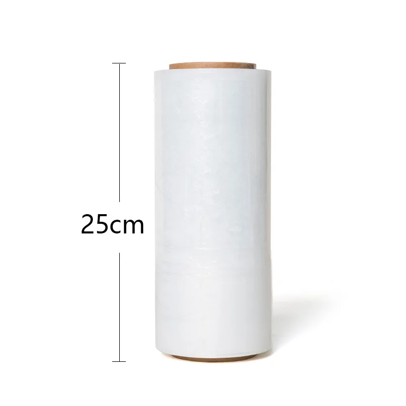 Hot selling PE transparent 25cm wide winding plastic stretch film pva plastic film
