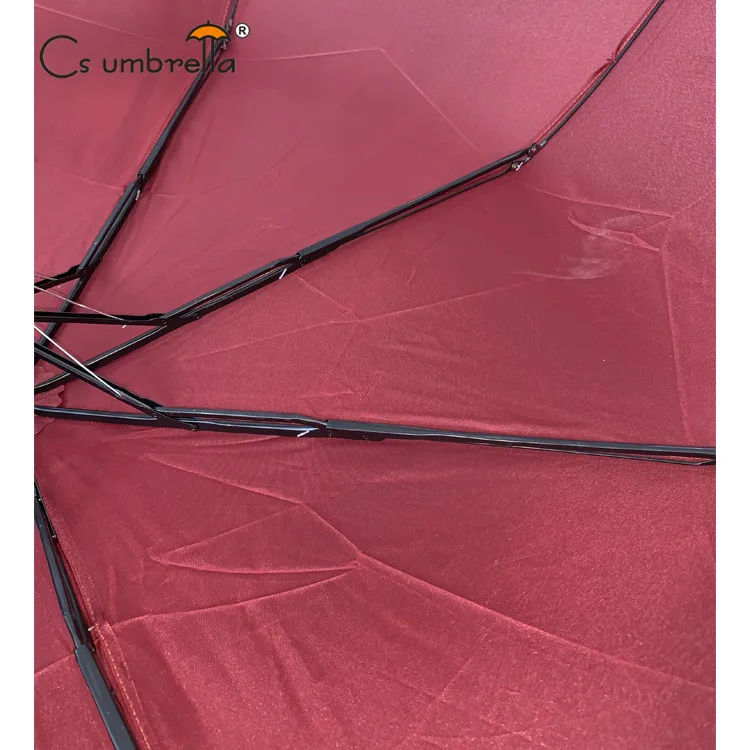 YS-3202 Factory Supply Travel Fold Umbrella Custom Printing Advertising Portable Auto Open 3 Folding Umbrella With Logo