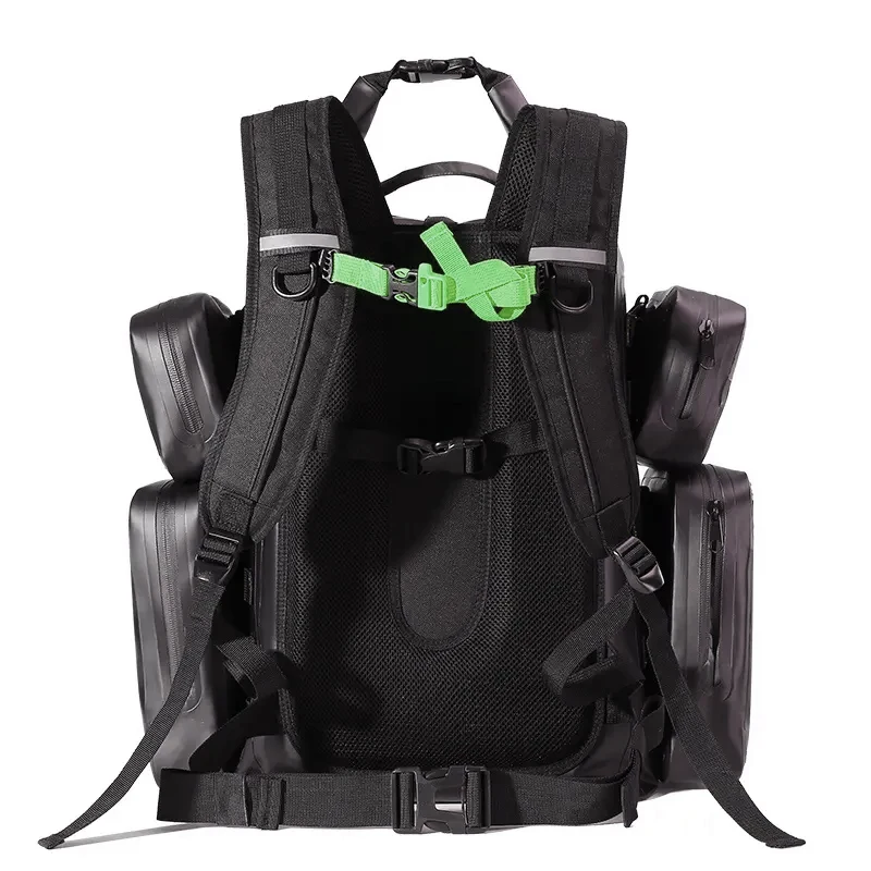 OEM ODM 40L 50L 60L RECYCLED PET RPET Waterproof large capacity equipment backpack dry bag